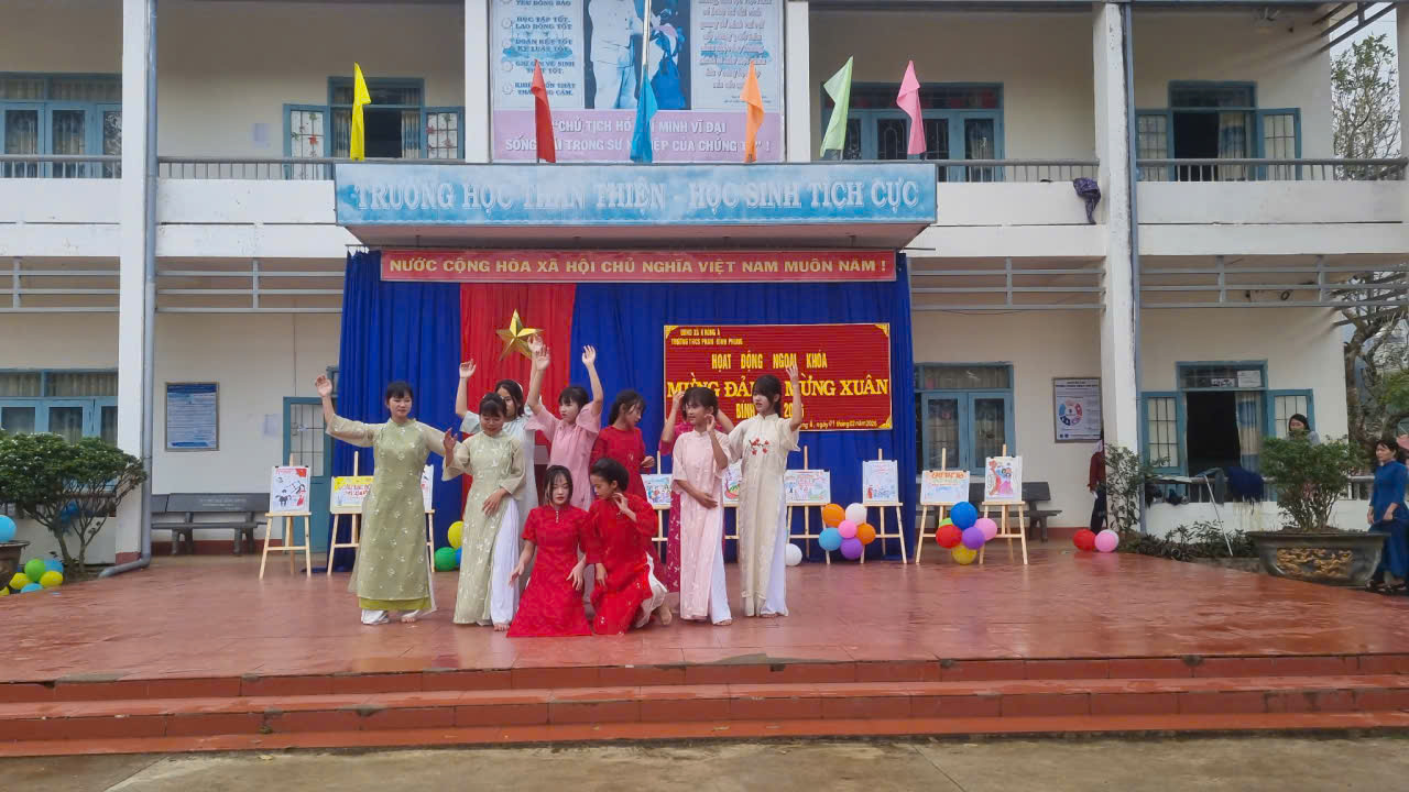 Trường THCS Phan Đình Phùng Tổ Chức Hoạt Động Chào Xuân Bính Ngọ 2026
