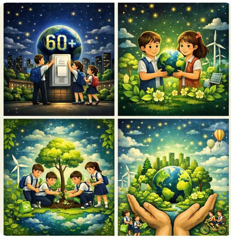 Hưởng ứng Chiến dịch Giờ Trái đất năm 2026